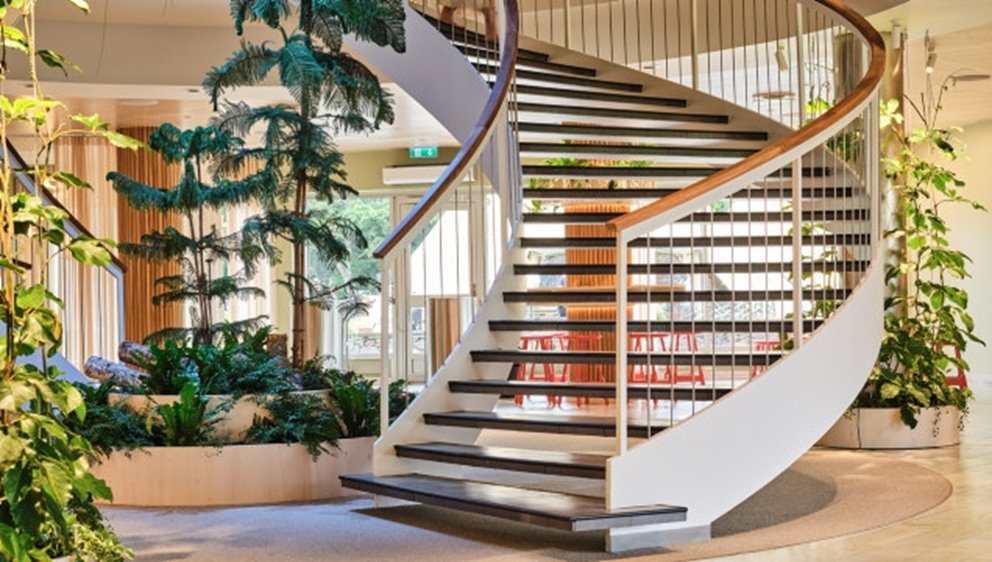 Entrén på huvudkontoret i Växjö