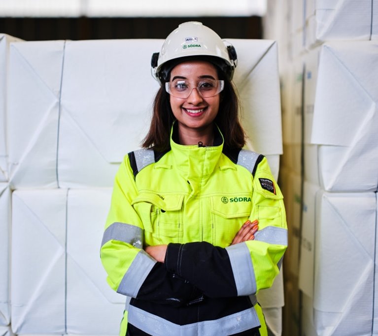 Medarbetare på Södra Cell Mörrum