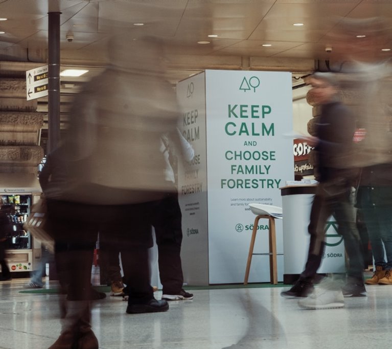 Tissue from family forestry
Waterloo station, London