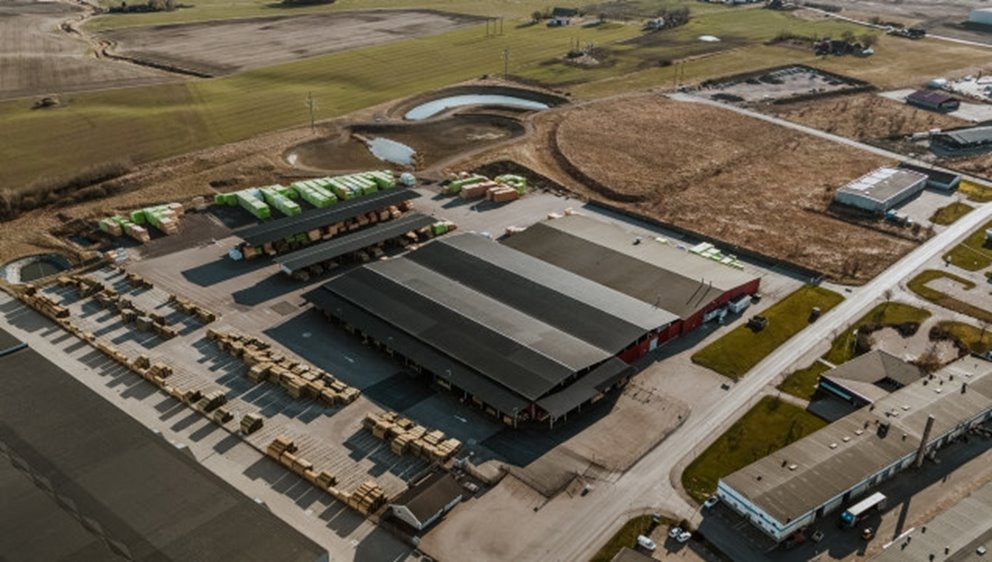 Flygfoto Södra Wood Åstorp 2022