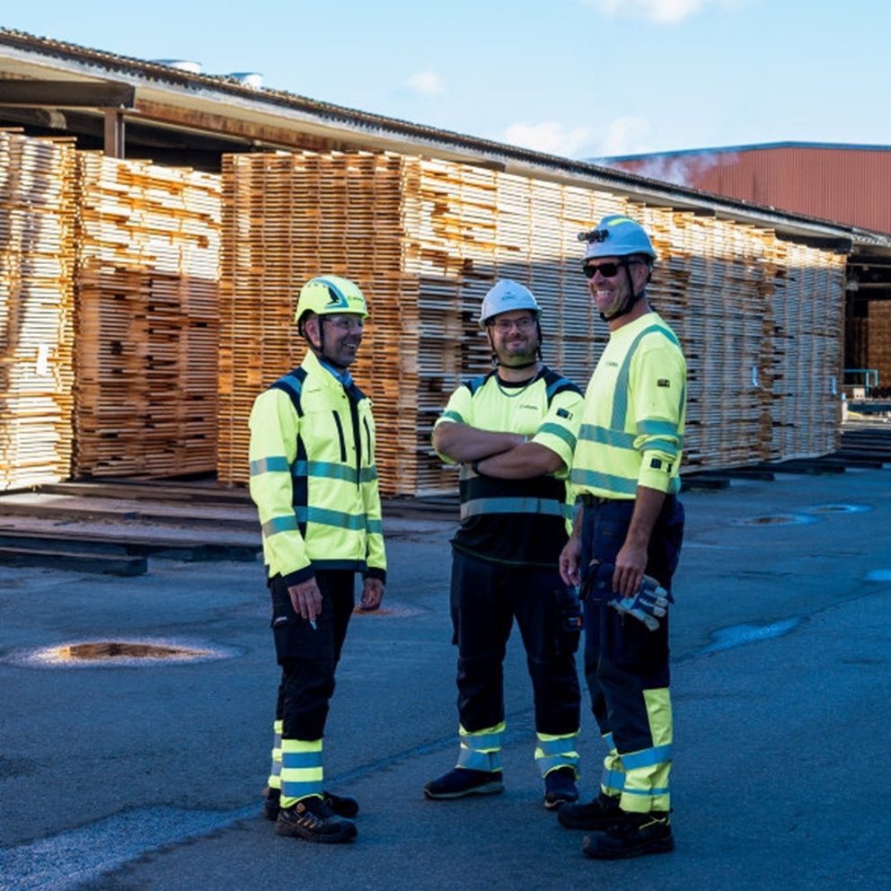 Från satsningen i Kinda från vänster Lars Gustafsson, Timmy Johansson och
Reidar Andersson