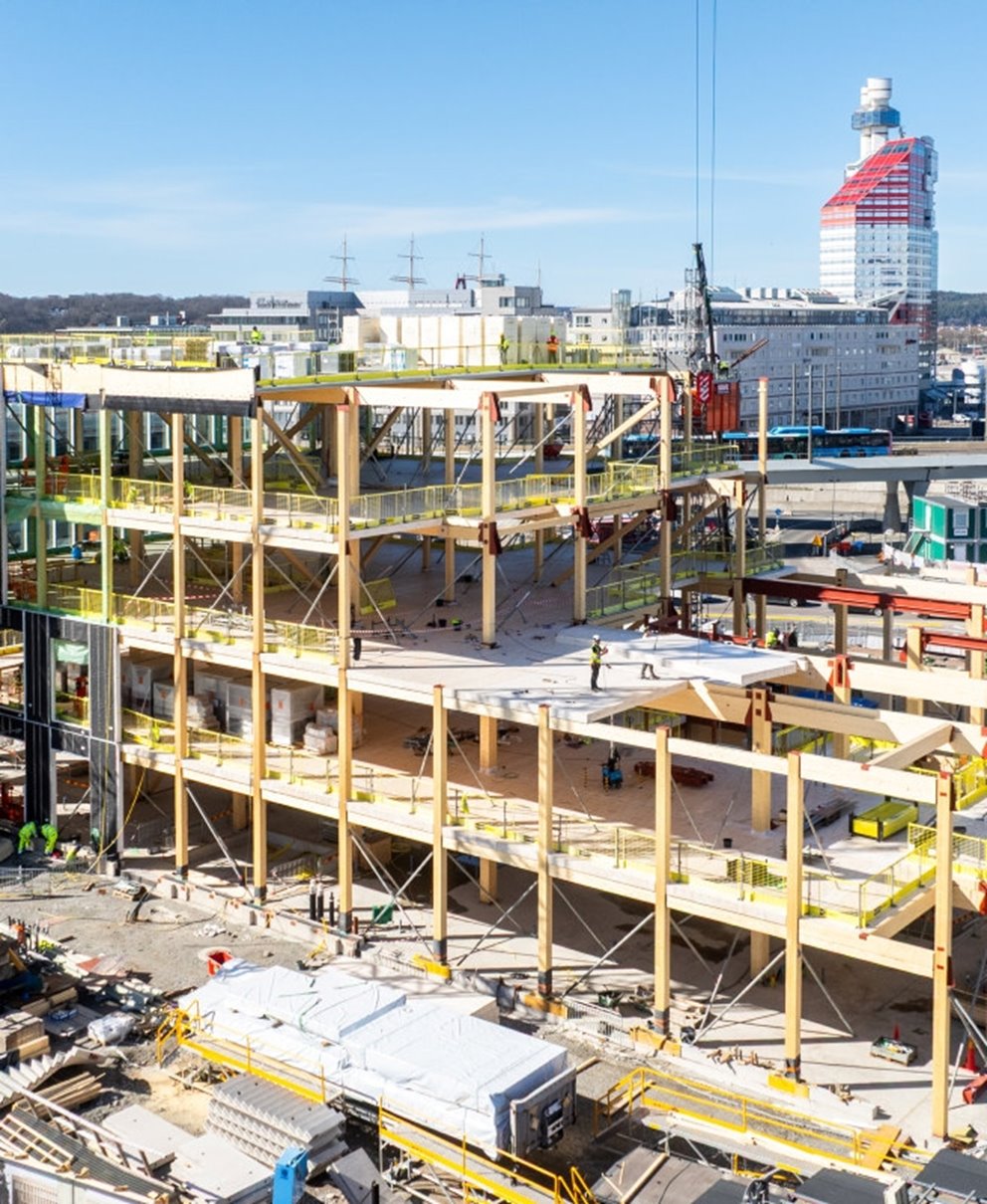 Bilder från byggnationen av Göteborg Grand Central, GGC, 2025