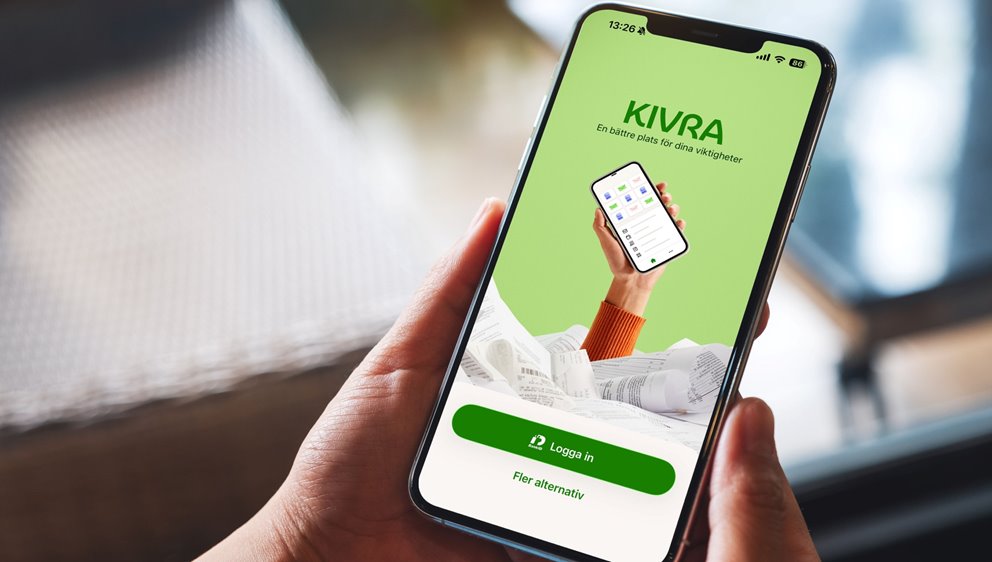 Kivra. App i mobil.