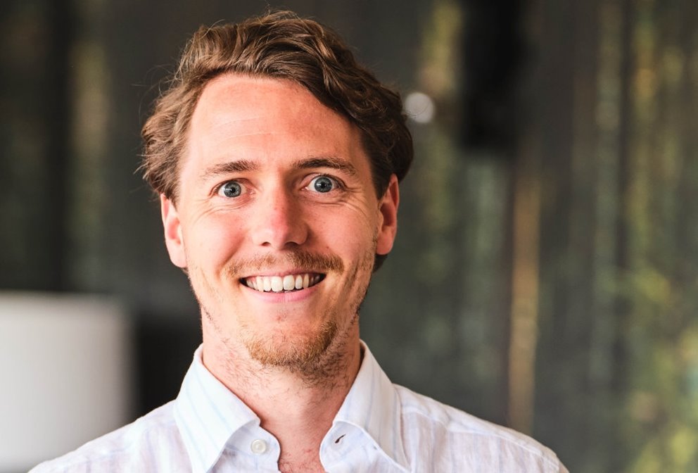 Medarbetare på huvudkontoret i Växjö Viktor Odenbrink sales manager